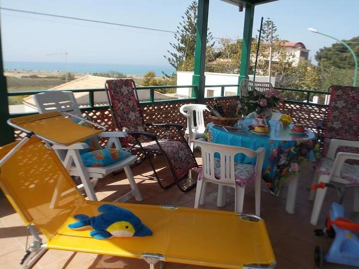 Location de vacances pour 4 personnes, avec jardin et vue, animaux acceptés à Siculiana - 2