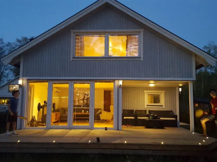Ferienhaus für 4 Personen, mit Ausblick und Seeblick sowie Garten - 1