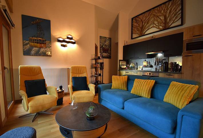 Location de vacances pour 8 personnes, avec terrasse à Vaujany