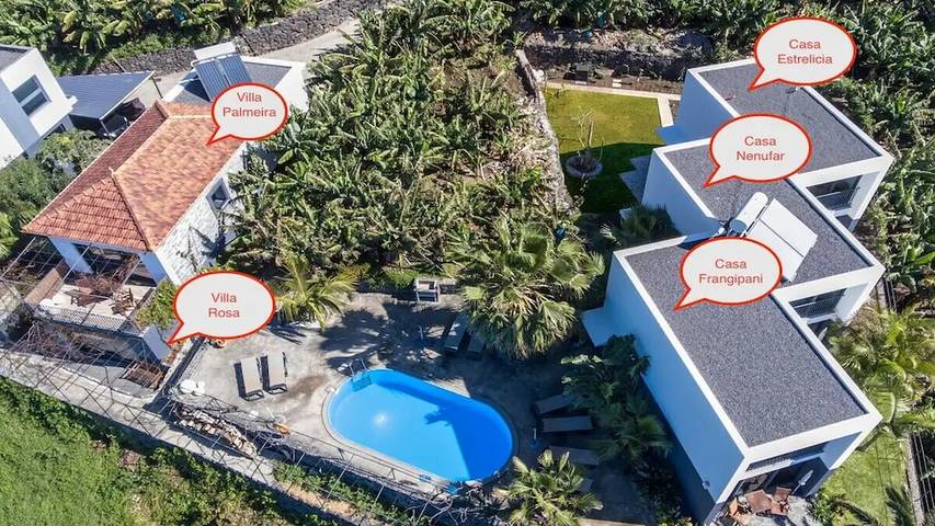 Bungalow für 3 Personen, mit Terrasse auf Madeira