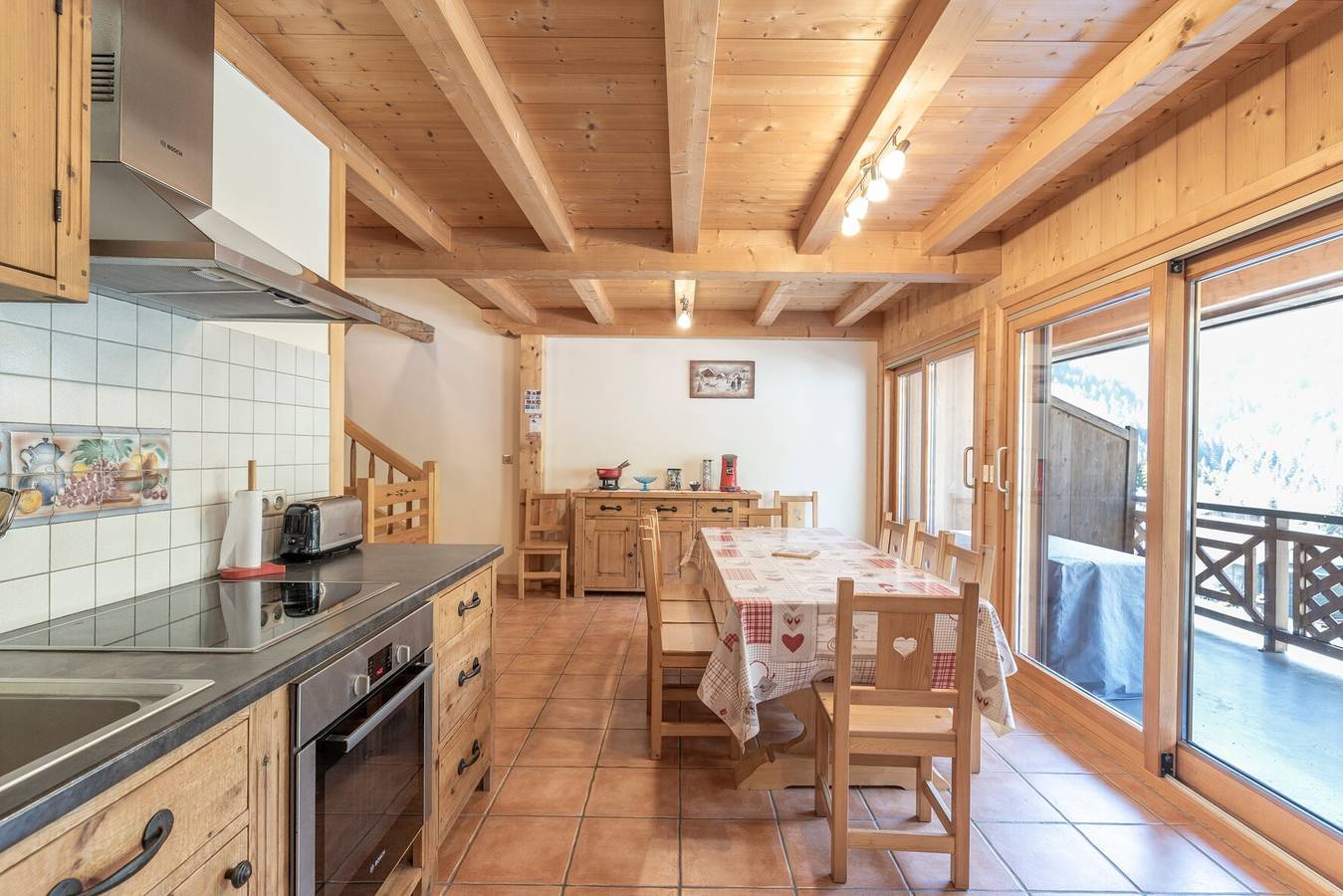 Chalet 'Les Laouchets - 8 Pers' mit Bergblick, Balkon und Wi-Fi in Sixt-Fer-à-Cheval, Region Bonneville