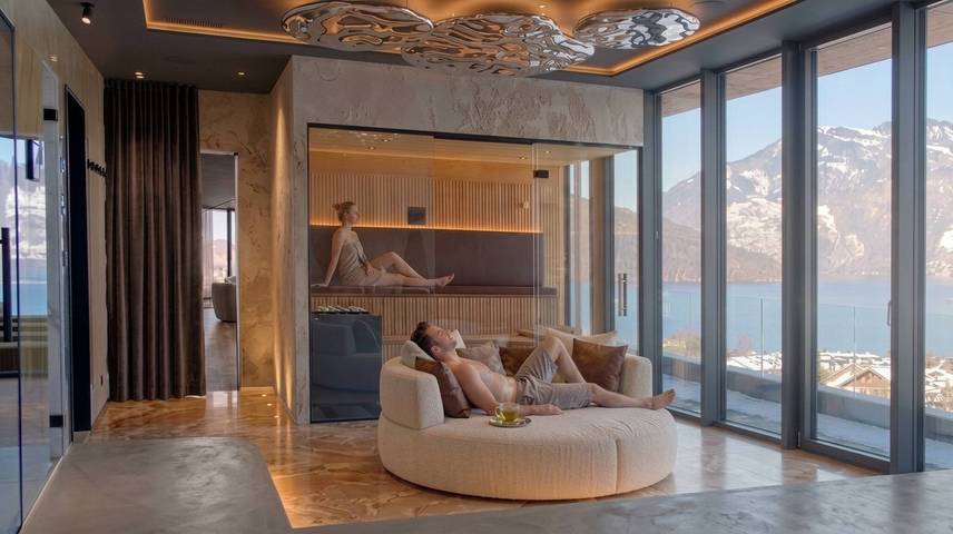 Alojamiento de lujo en 200 m2 con spa privado in Klewenalp-Stockhütte, Beckenried