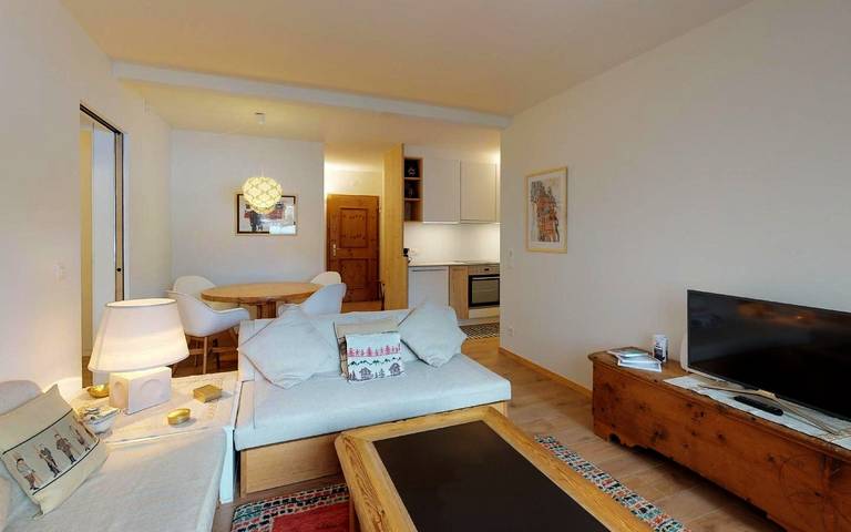 Ferienwohnung für 2 Personen, mit Balkon und Ausblick sowie Seeblick in St. Moritz - 2