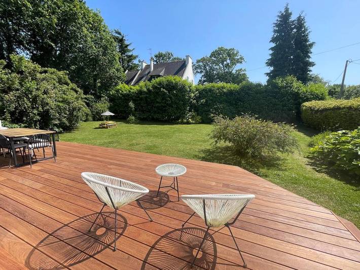 Location de vacances pour 7 personnes, avec Terrasse dans Port de Brigneau