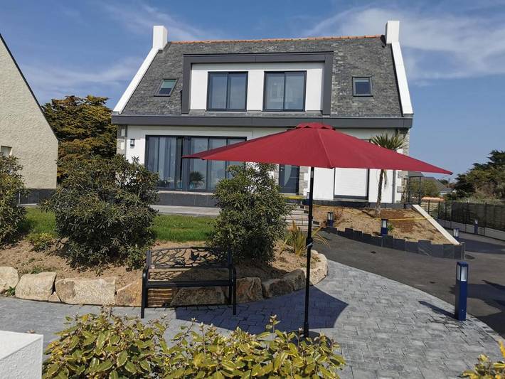 Appartement de vacances pour 4 personnes, avec jardin et vue, animaux acceptés