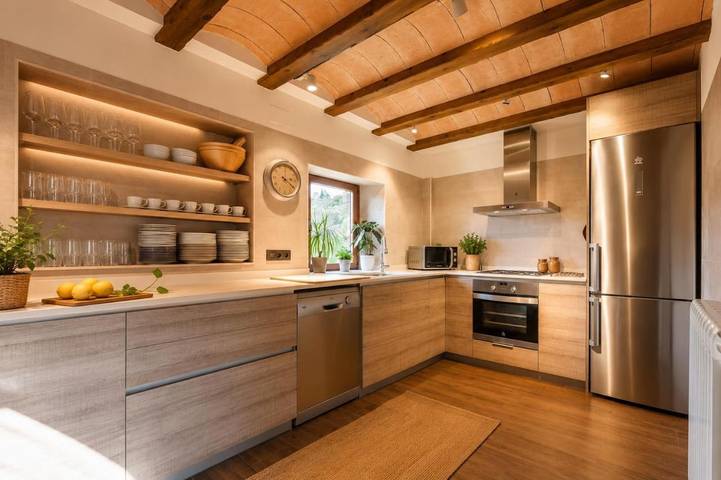 Casa rural para 10 personas, con Balcón y Terraza además de Jardín y Vistas en Conca de Barberà - 3