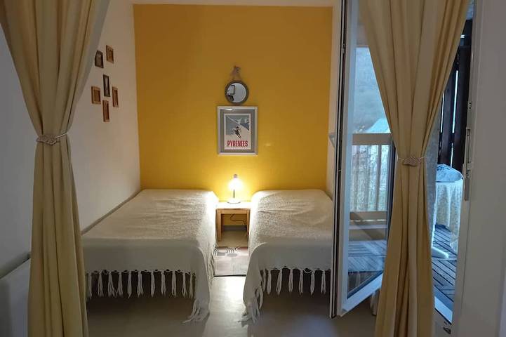 Gîte pour 2 personnes, avec sauna ainsi que piscine et balcon dans Thermes d'Aulus-les-Bains - 3