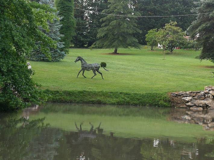 Chambre d’hôte pour 2 personnes, avec jardin et vue sur le lac à Lamothe-Montravel