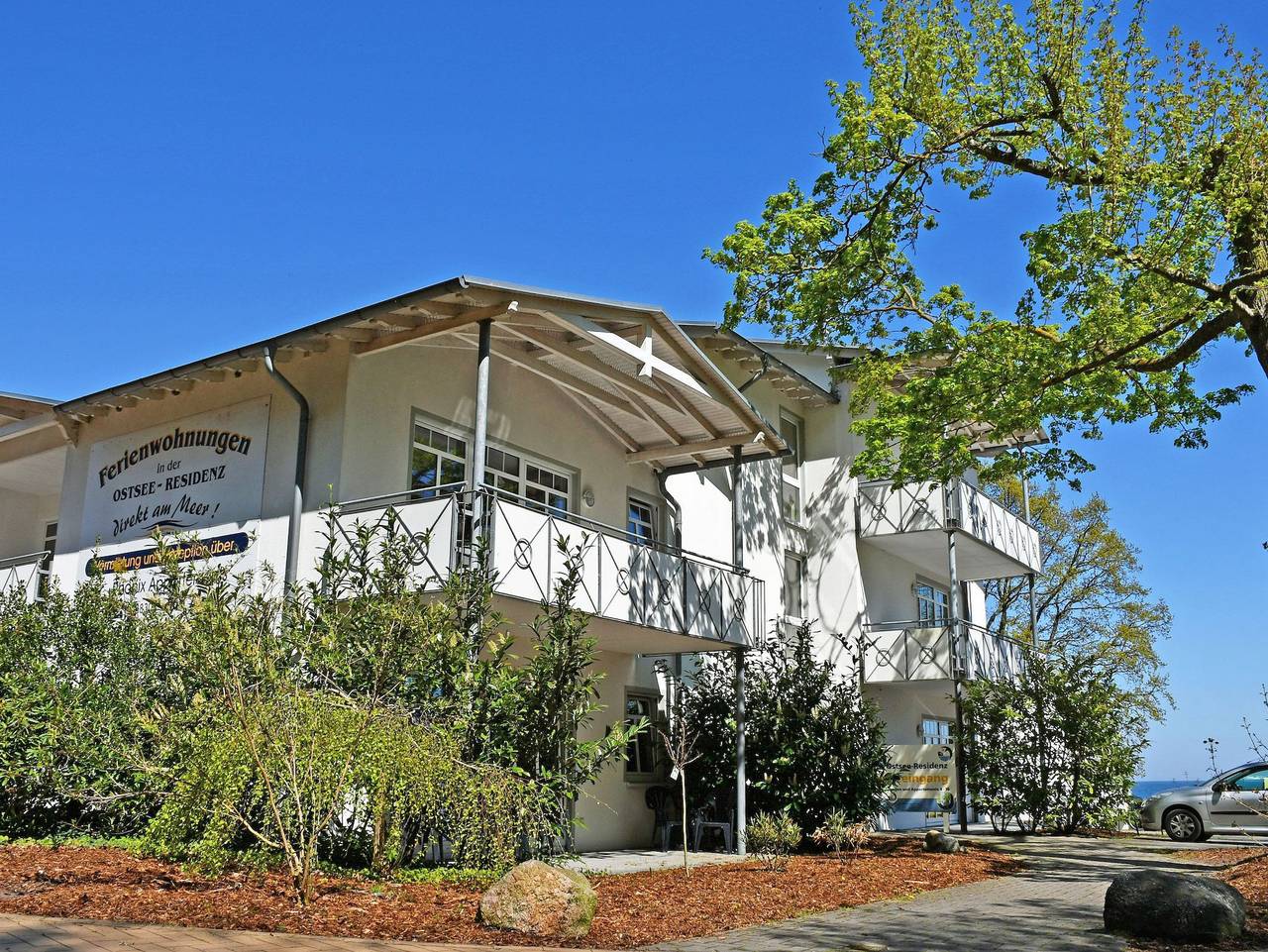 Ganze Ferienwohnung, Appartementhaus am Strand m. Balkon Göhren (Or 01-09) in Göhren, Rügen