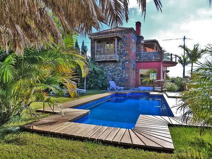 Ferienhaus für 7 Personen, mit Balkon und Terrasse sowie Garten und Pool in Tijarafe - 4