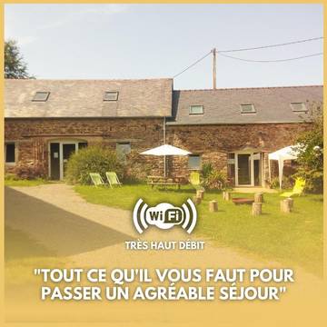 Chambre d’hôte pour 2 personnes, avec jardin et vue à Lopérec