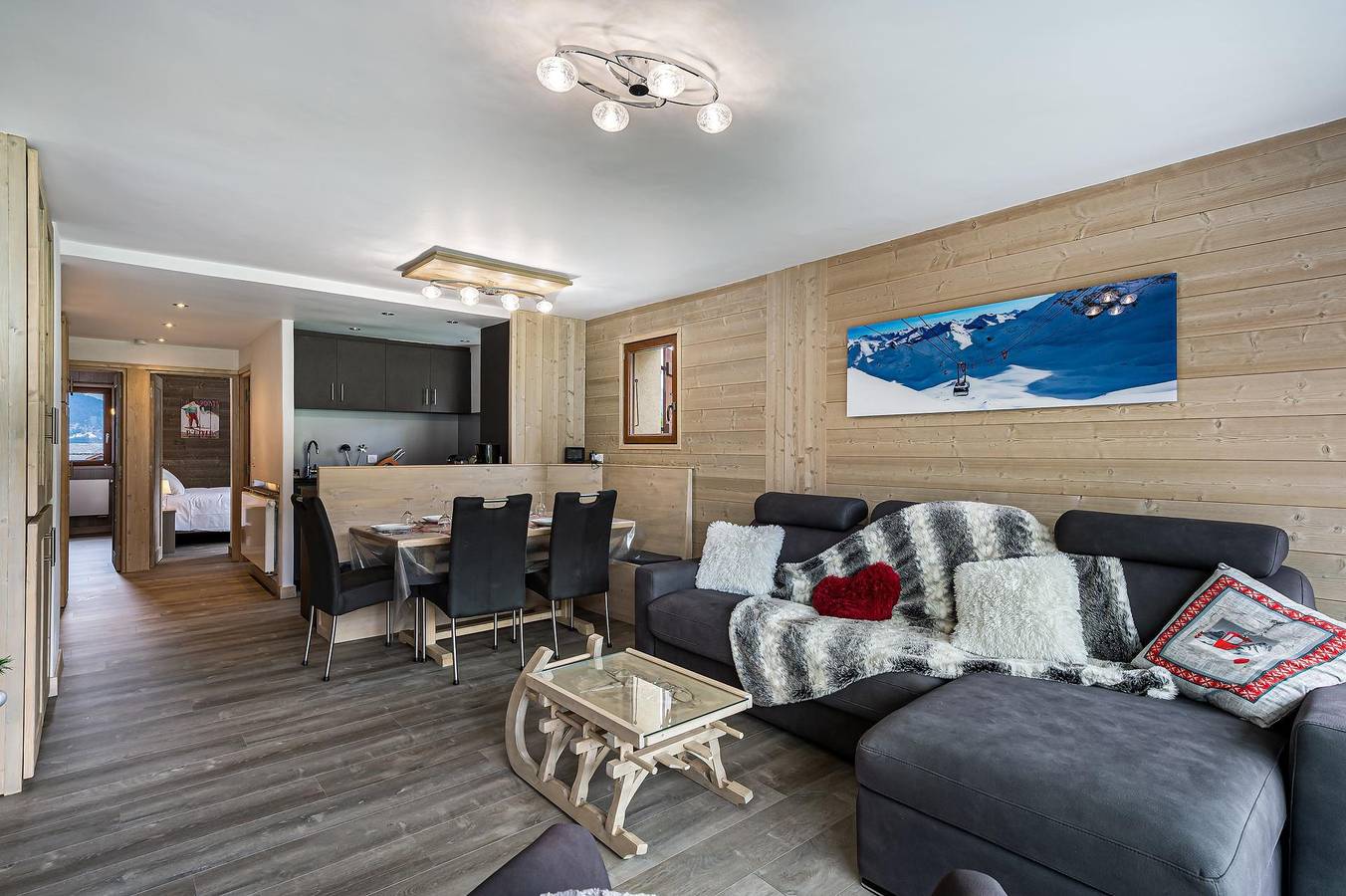Apartamento entero, Résidence Le Doron - Apartamento 3 piezas para 7 personas (401) in Courchevel 1650 (Moriond), Saint-Bon-Tarentaise