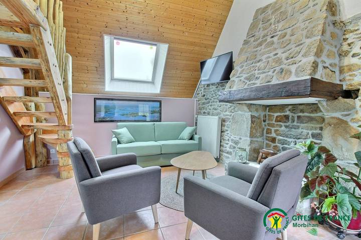 Gîte pour 3 personnes, avec terrasse à Pluneret - 3