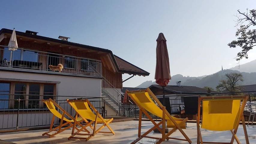 Ferienwohnung für 2 Personen, mit Terrasse und Garten sowie Ausblick in Ebbs