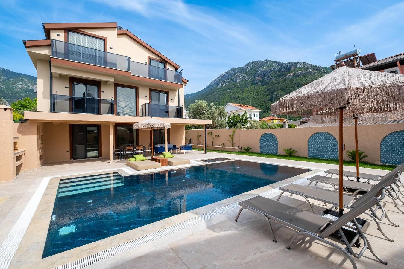 Stilvolle Villa für 6 Personen in Fethiye Ölüdeniz in Fethiye, Provinz Muğla