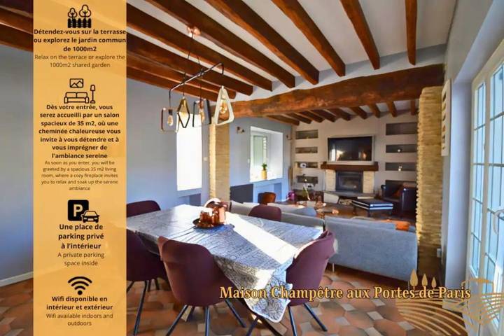 Maison de vacances pour 9 personnes, avec terrasse et jardin, animaux acceptés