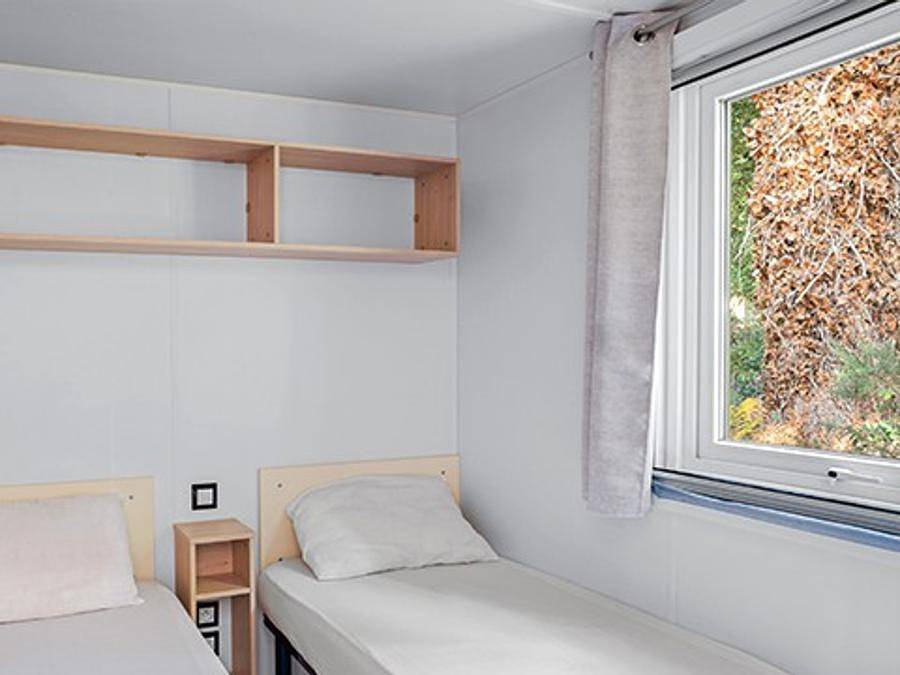 Camping Coeur de Vendée - Mobilheim 4 personen - Premium | 2 Zi. | 4 Pers. | Erhöhte Terrasse | Klimaanlage | Tv in La Boissière-de-Montaigu, Loire-Tal
