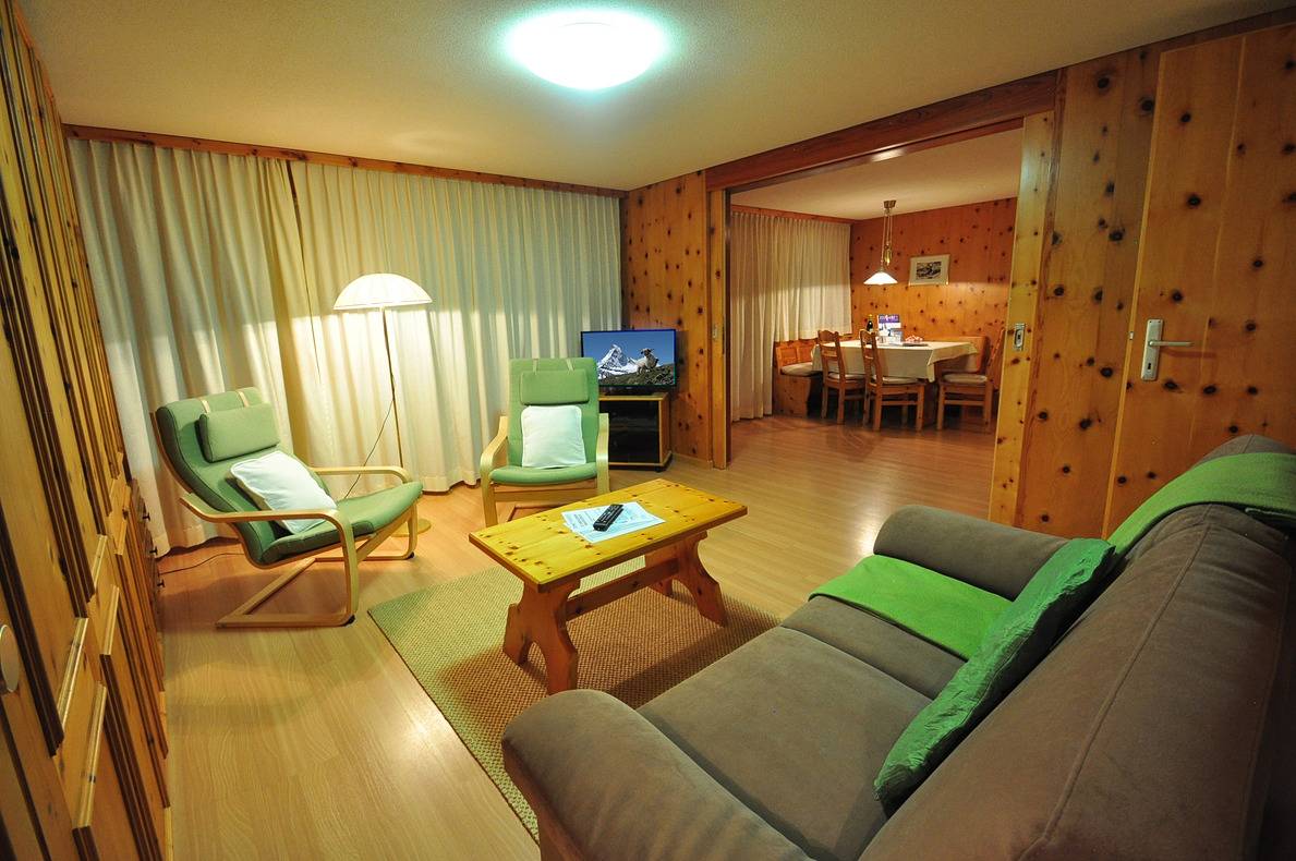 Ganze Wohnung, Haus Dent Blanche, Apartment Pollux in Zermatt, Walliser Alpen