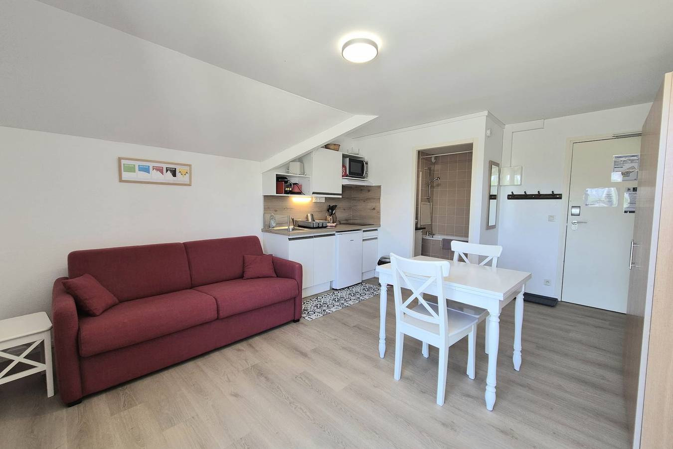 Studio entier, Studio 2 pers. avec accès piscine et sauna in La Féclaz, Les Déserts