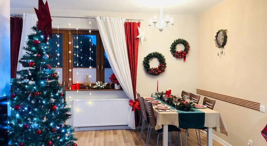 Apartament wakacyjny dla 4 osób, z ogród, zwierzęta dozwolone w Dąbki