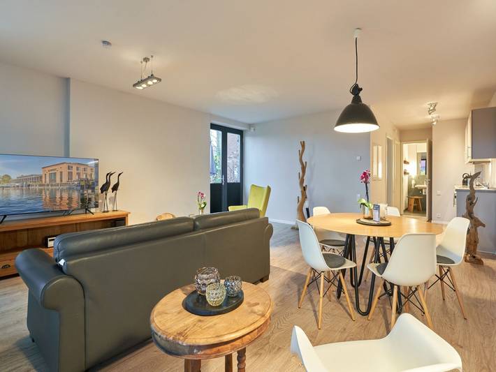 Ferienwohnung für 3 Personen, mit Terrasse und Garten