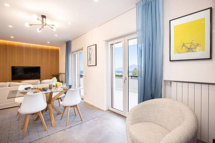 Ferienwohnung für 5 Personen, mit Meerblick und Balkon/Terrasse