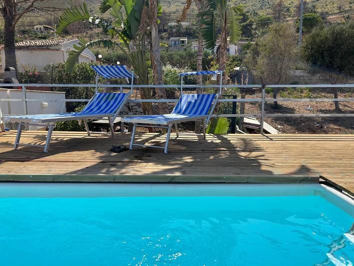 Villa pour 7 personnes, avec jardin ainsi que vue et piscine, adapté aux familles à San Vito Lo Capo - 2