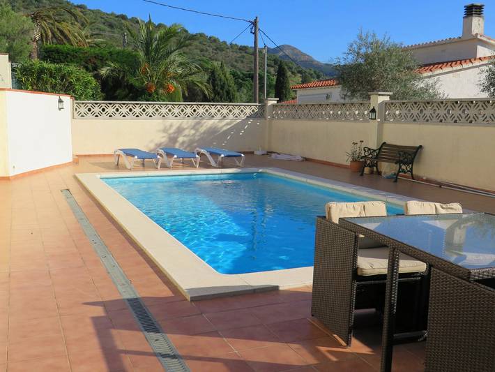 Villa avec piscine et clim, vue mer - 7 pers. in El Mas Fumats, Roses