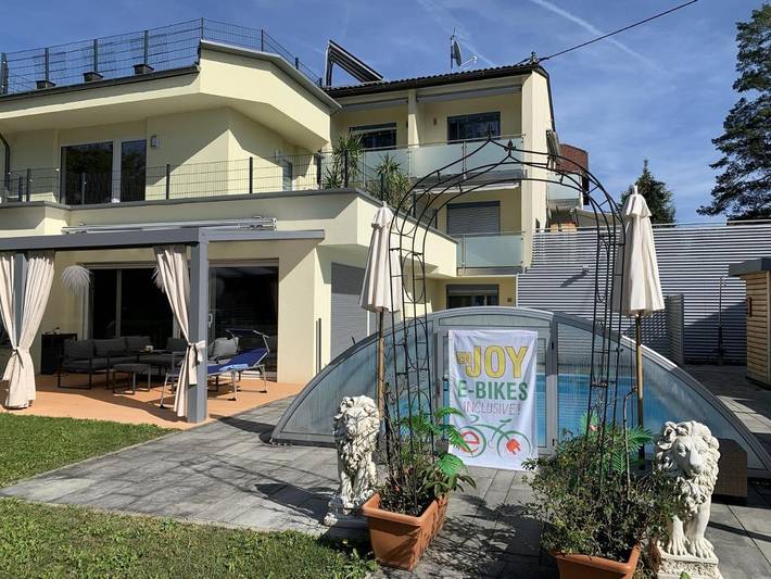Hotel für 5 Personen, mit Sauna und Garten sowie Pool und Ausblick, mit Haustier - 1