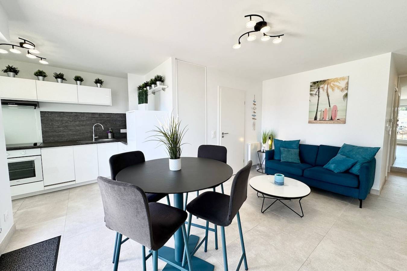 Apartamento entero, T2 contemporain - Balcon - Vue mer panoramique in Guidel, Côte des Mégalithes