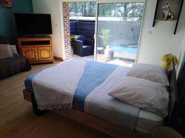 Cottage pour 3 personnes, avec terrasse à Hattenville