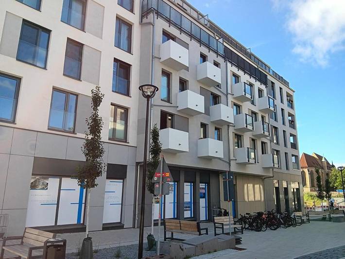 Ferienwohnung für 3 Personen, mit Balkon und Terrasse sowie Garten und Ausblick in Stadtmitte Rostock - 2