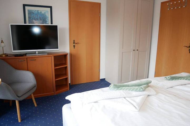 Petite chambre double avec balcon - Gästehaus Knuth in Zinnowitz, Usedomer Norden