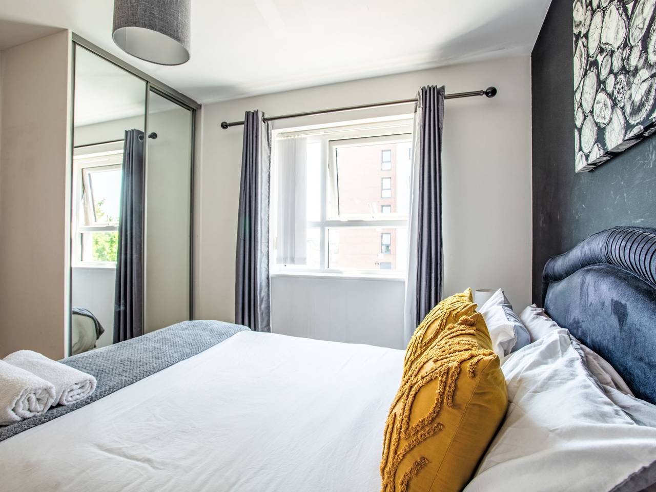 Ganze Wohnung, 1-Schlafzimmer-Wohnung, 3 Gäste mit Parkplatz und Wi-Fi in Greater Manchester