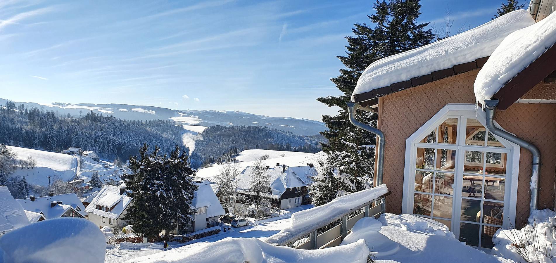 Ganze Wohnung, Ferienwohnung 'Feldbergblick' mit Privatterrasse, Balkon und Wlan in St. Märgen, Südschwarzwald