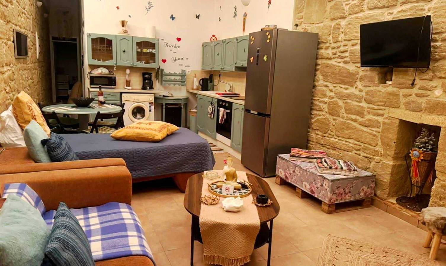 Appartement entier, Rustic 2 Bedroom Stone Apartment in Malonas Rodos in Rhodes