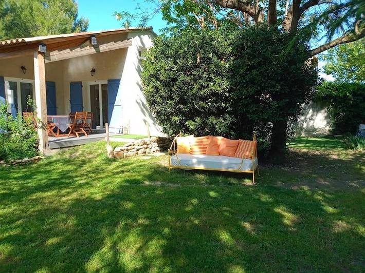 Maison de vacances pour 6 personnes, avec Terrasse et Jardin ainsi que Piscine et Vue
