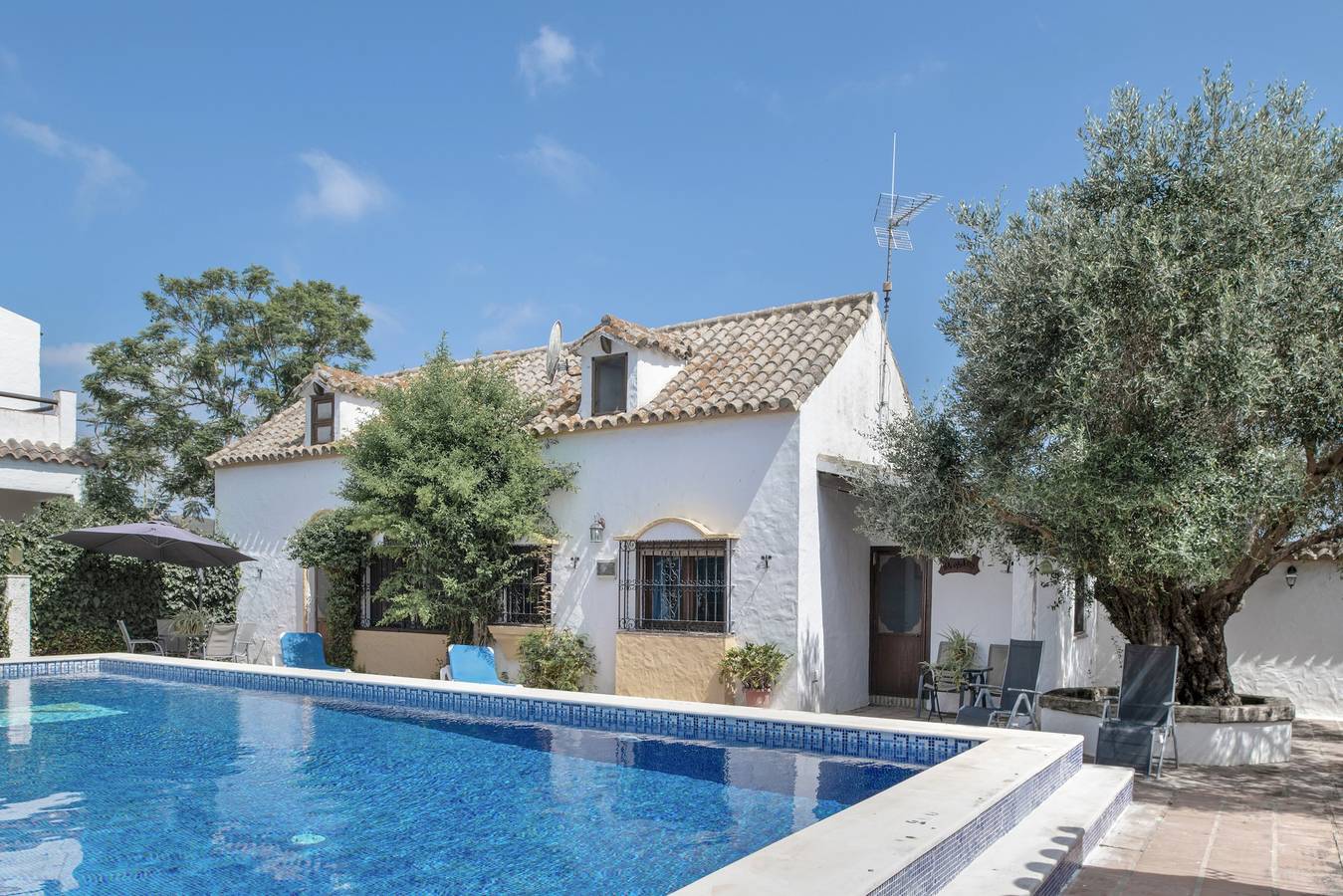 Apartamento 'Estudio El Olivo' con piscina compartida, Wi-Fi y aire acondicionado in Barbate, Costa de la Luz