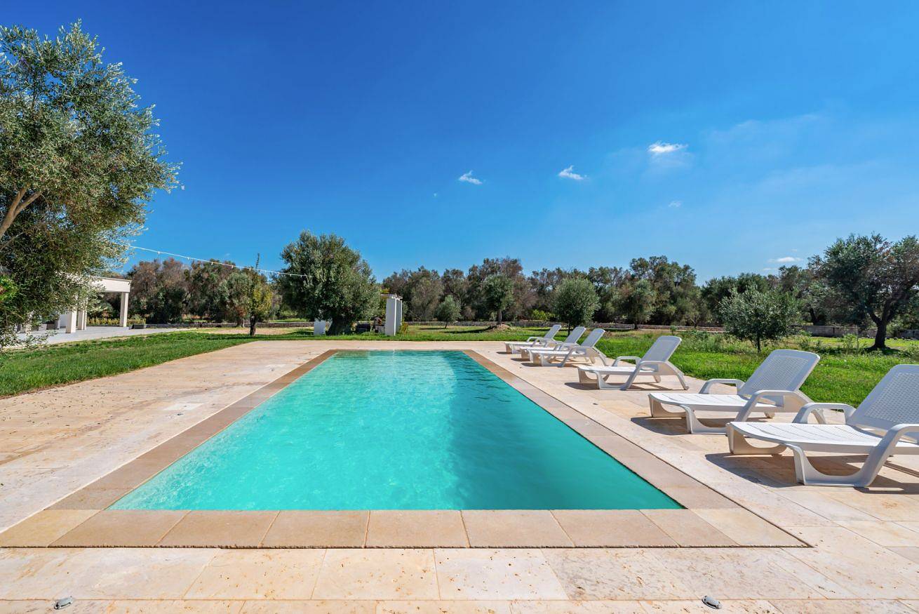 Villa für 8 Personen mit Garten in Carovigno, Salento