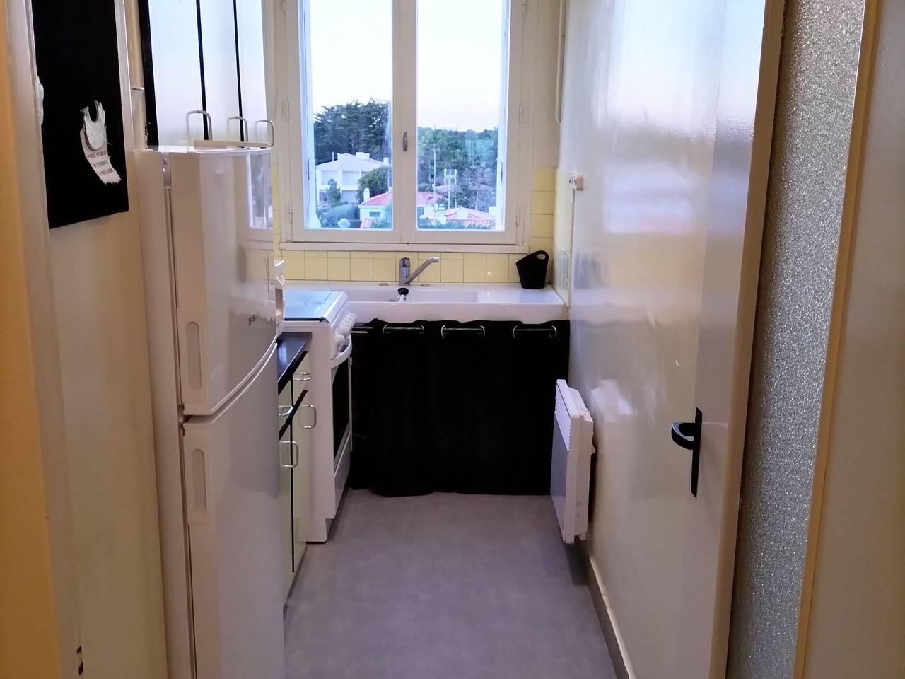 Entire apartment, 1-bedroom apartment, sea balcony, Saint-Jean-de-Monts, 50m beach, pets allowed, parking in Saint-Jean-de-Monts, Vendée