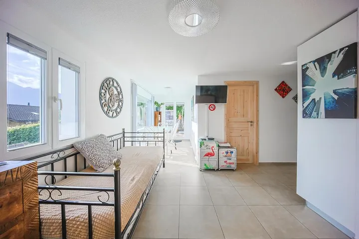 Apartamento de vacaciones para 5 personas, con jardín además de vistas al lago y vistas - 1