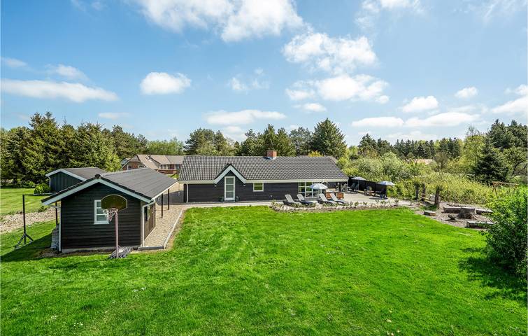 Ferienhaus für 8 Personen, mit Terrasse und Whirlpool sowie Garten und Sauna in Jegum - 3