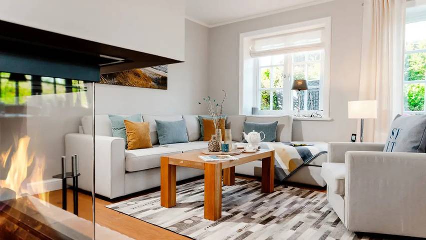 Ferienhaus für 6 Personen, mit Garten und Sauna sowie Terrasse in Archsum - 3