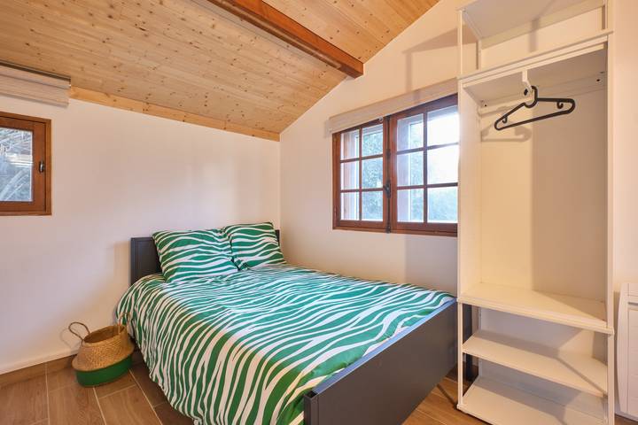 Estudio entero, Cabana «Cabane Grenobloise Cosy» con jardín compartido in Eybens, Isère