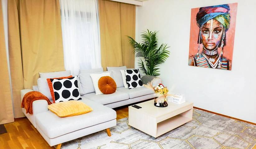 Appartement de vacances pour 5 personnes, avec balcon/terrasse et sauna