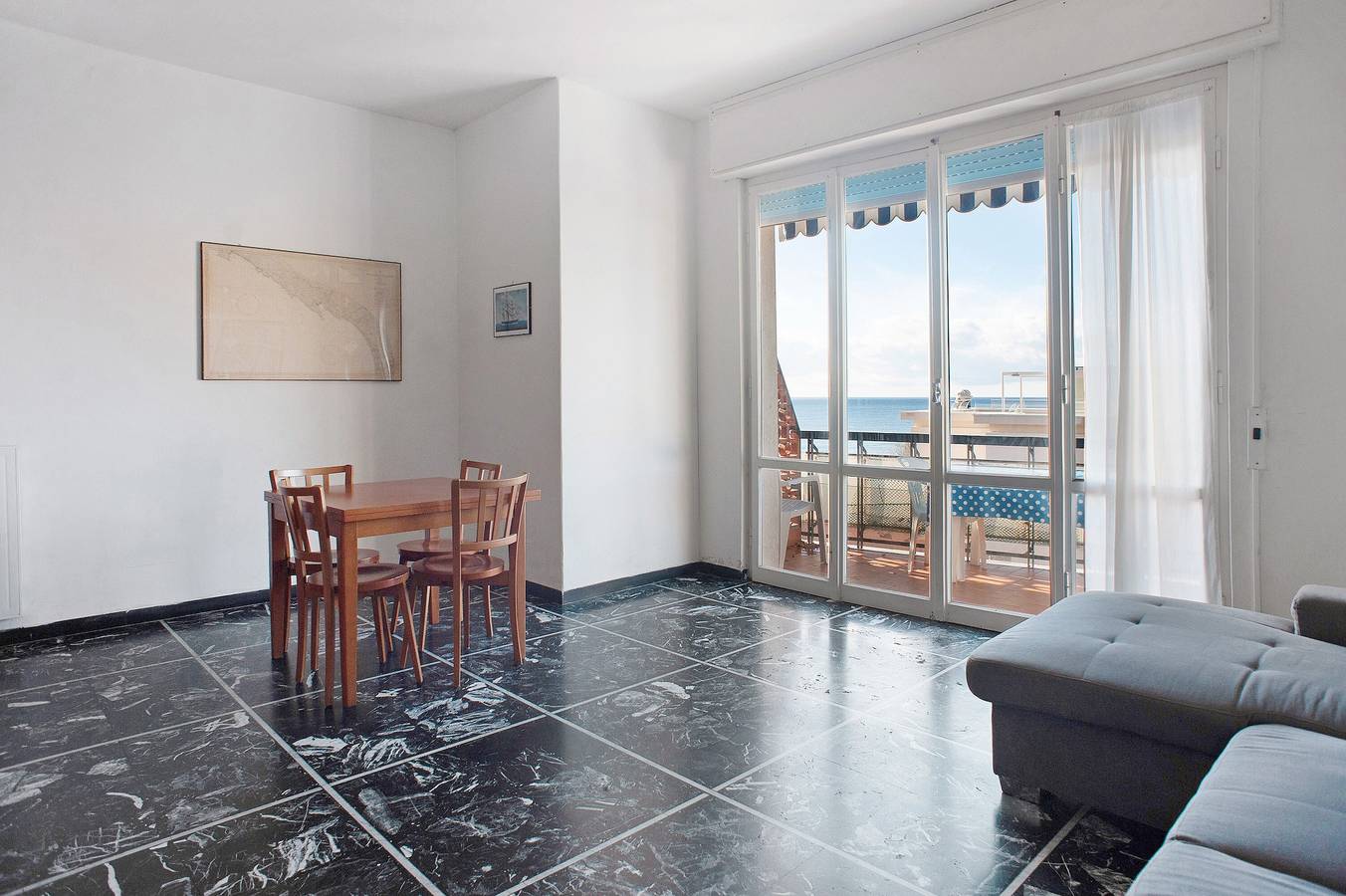 Appartamento intero, Appartamento "Casa Bruno e Iris" con vista mare, balcone e Wi-Fi in Levanto, Comune di Levanto