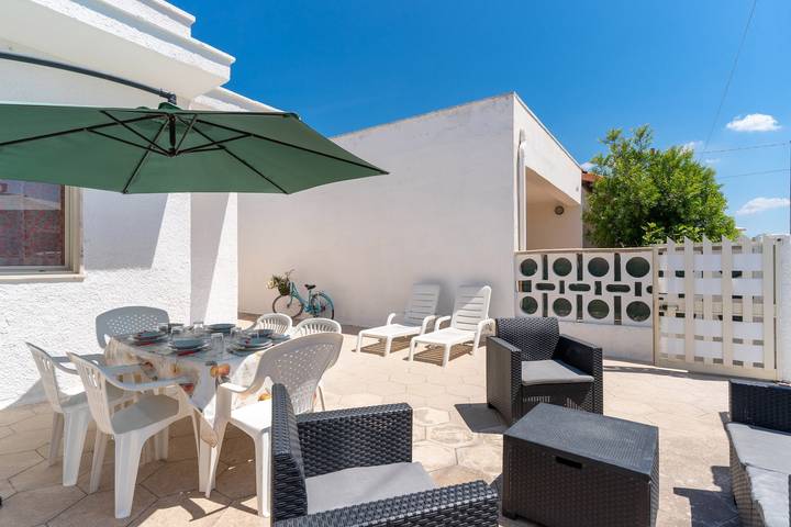 Casa vacanze 'Villa Lido Hookipa' con terrazza privata e aria condizionata in Hookipa Beach, Porto Cesareo