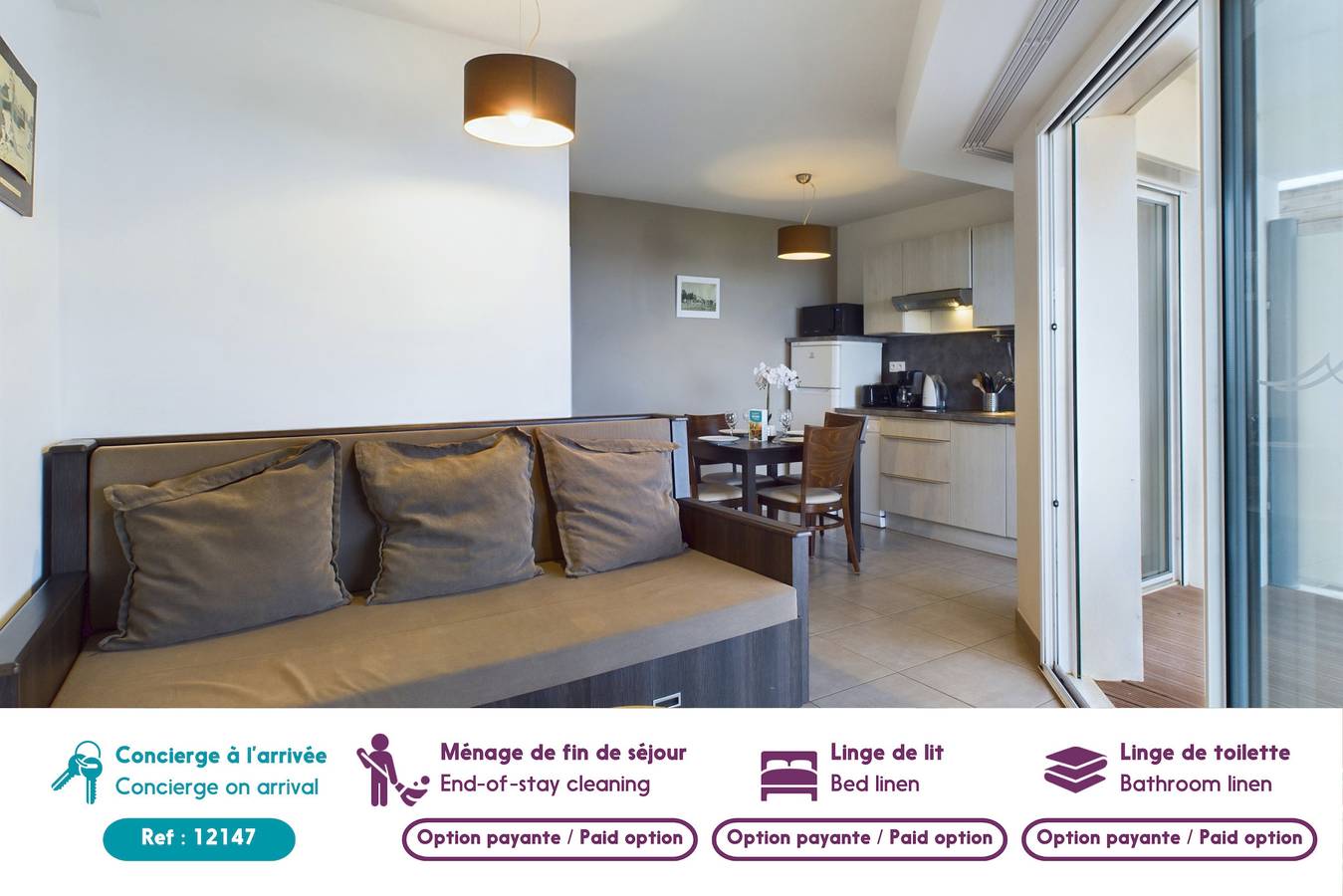 Appartement entier, Vue mer - Appart pour 4 à la Tranche sur Mer in La Tranche-sur-Mer, Vendée
