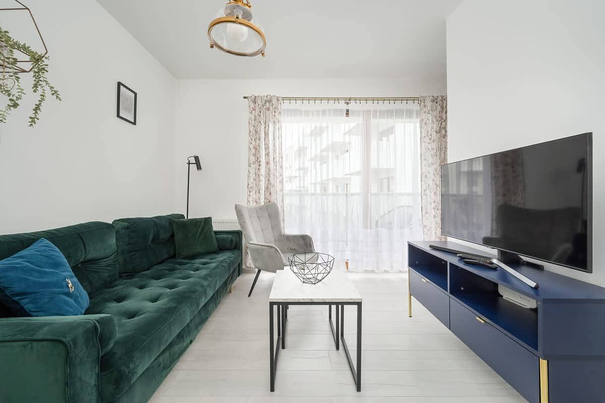 Całe studio, Księcia Witolda 23 | Modern Studio | Balcony in Wrocław, Dolny Śląsk