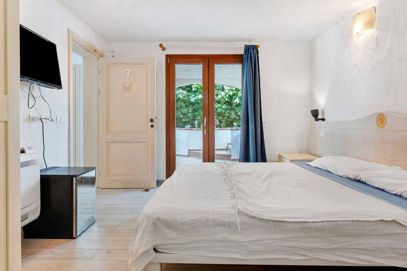 Barrierefreies Doppelzimmer – Santa Caterina Guest House Villa, 100 m zum Strand in Cala Caterina, Villasimius
